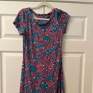 Cute summer dress! Knee length! Pink, aqua, blue, and white! Soft and comfy!